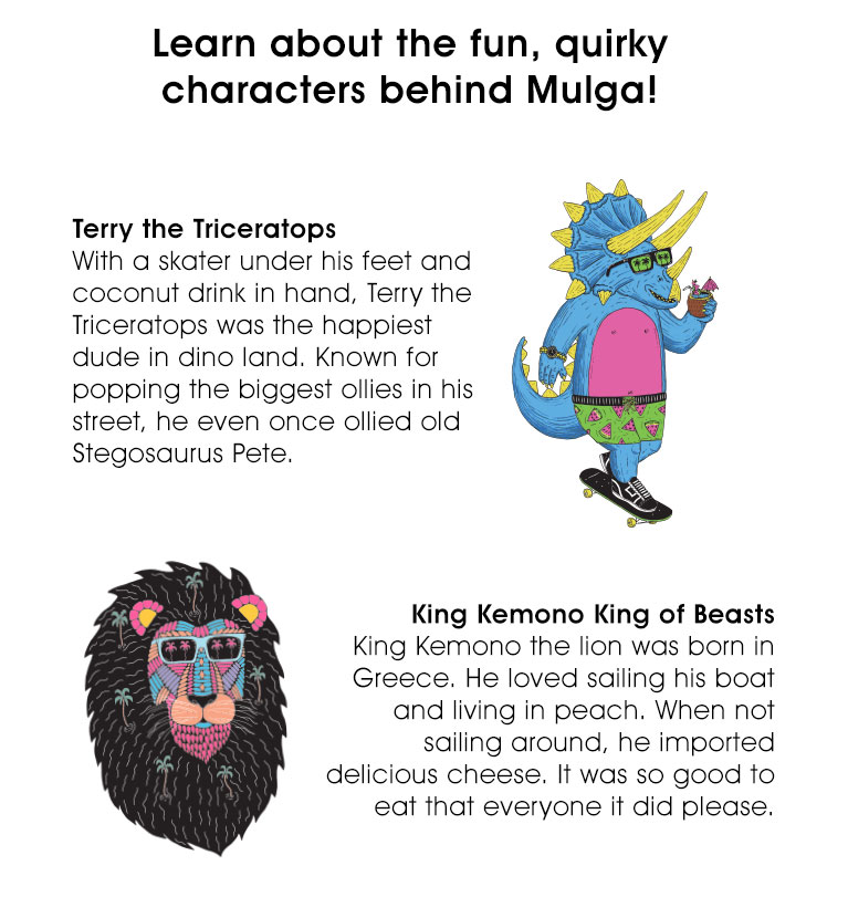 Cotton On Kids Mulga - Character Profiles